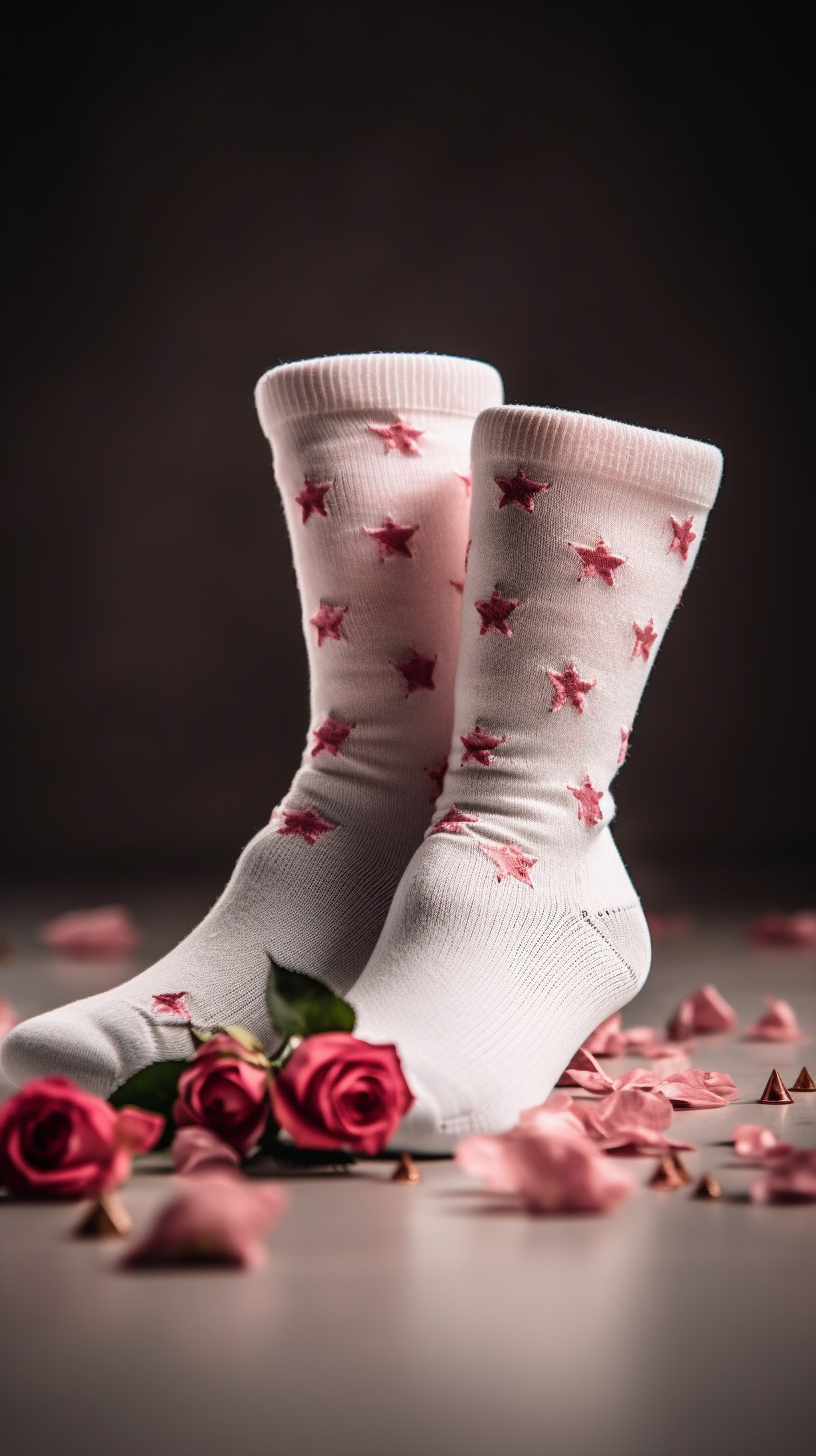 Rose Starry Socks