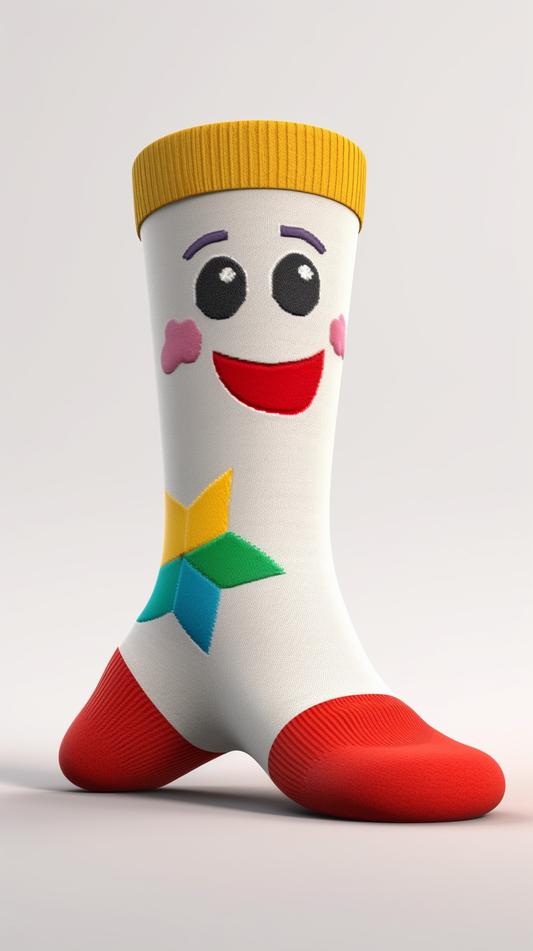 Clown-Smiley-Socken